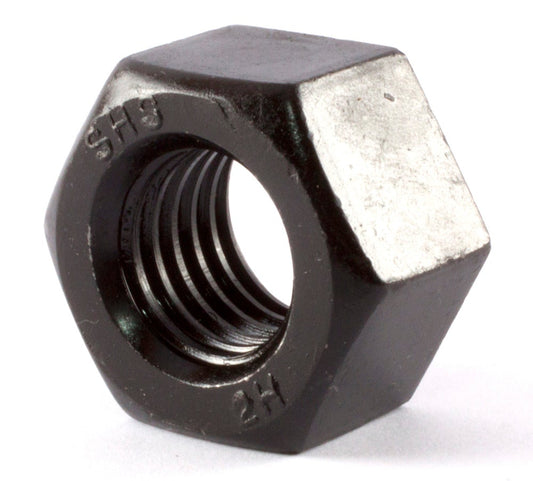 1 1/8-8 A194 2H Heavy Hex Nut Plain Domestic USA - Bulk Keg (350)