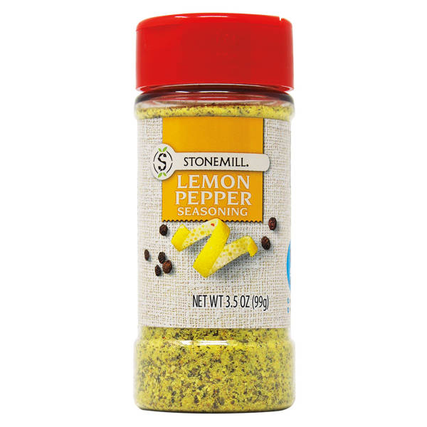 Stonemill Lemon Pepper Seasoning, 3.5 oz