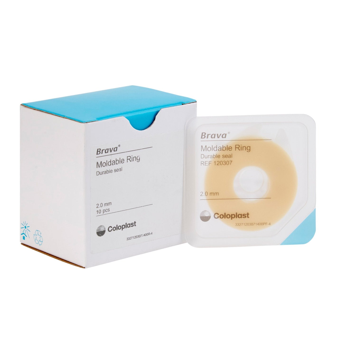 Brava® Moldable Ostomy Ring 2-mm Thick, 2 in. Diameter, Moldable, Alcohol-Free 120307
