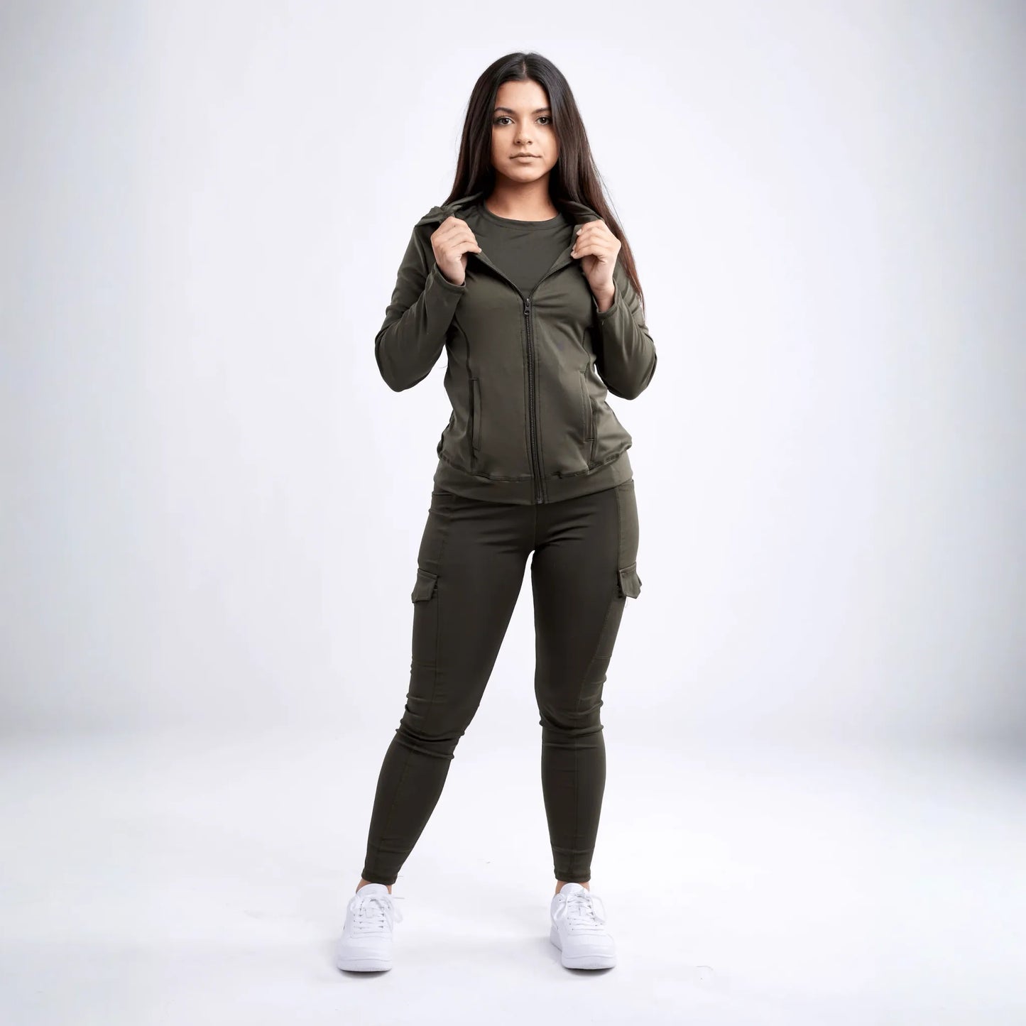JupiterGear Athletic Fitted Zip-Up Hoodie Jacket with Pockets