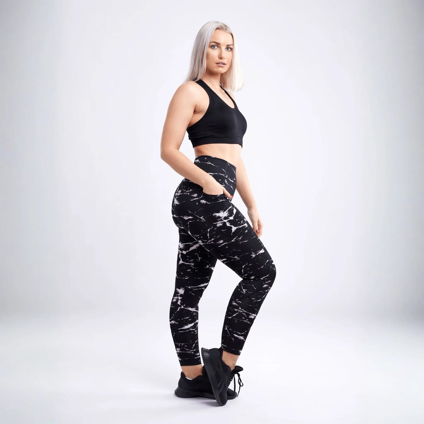 JupiterGear High-Waisted Classic Gym Leggings with Side Pockets