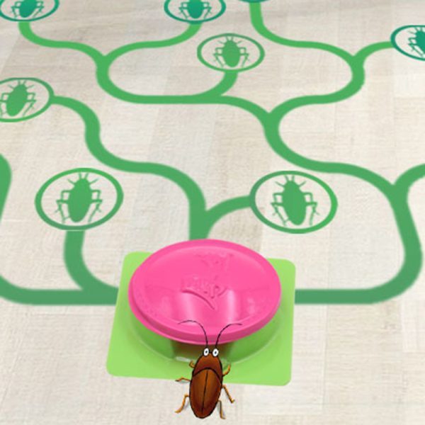 Cockroach Trap Hut With Glue Bait Inside Roach Catcher Safe For Use Household