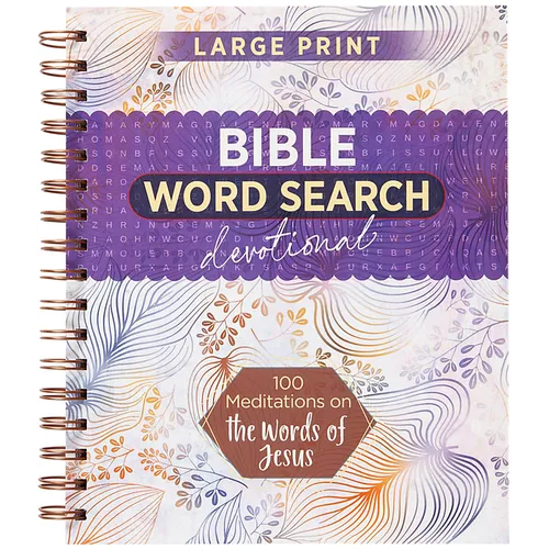 100 Meditations on the Words of Jesus: Bible Word Search Devotional
