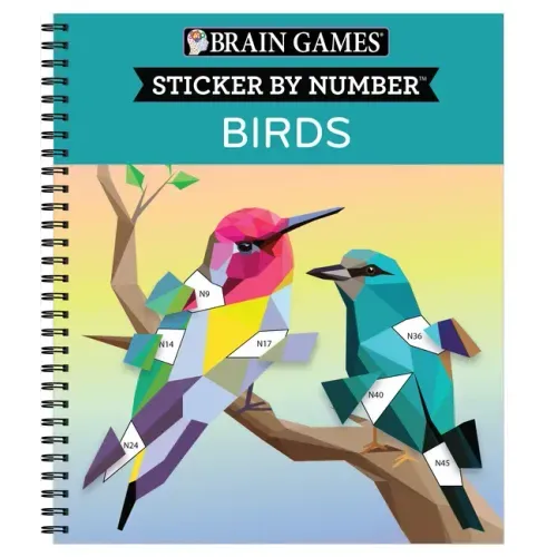 Brain Games - Sticker by Number: Birds