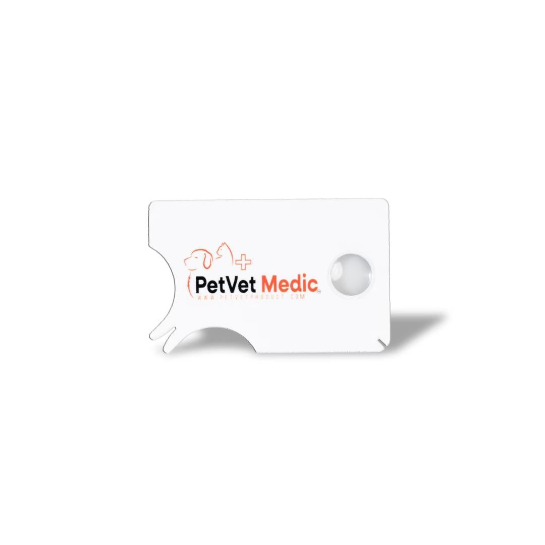 PetVet Medic Card Tick Remover – Safe, Easy, and Vet-Approved Tick Removal for Pets & People. Pet Tick Removal Tool, Pocket Tick Remover