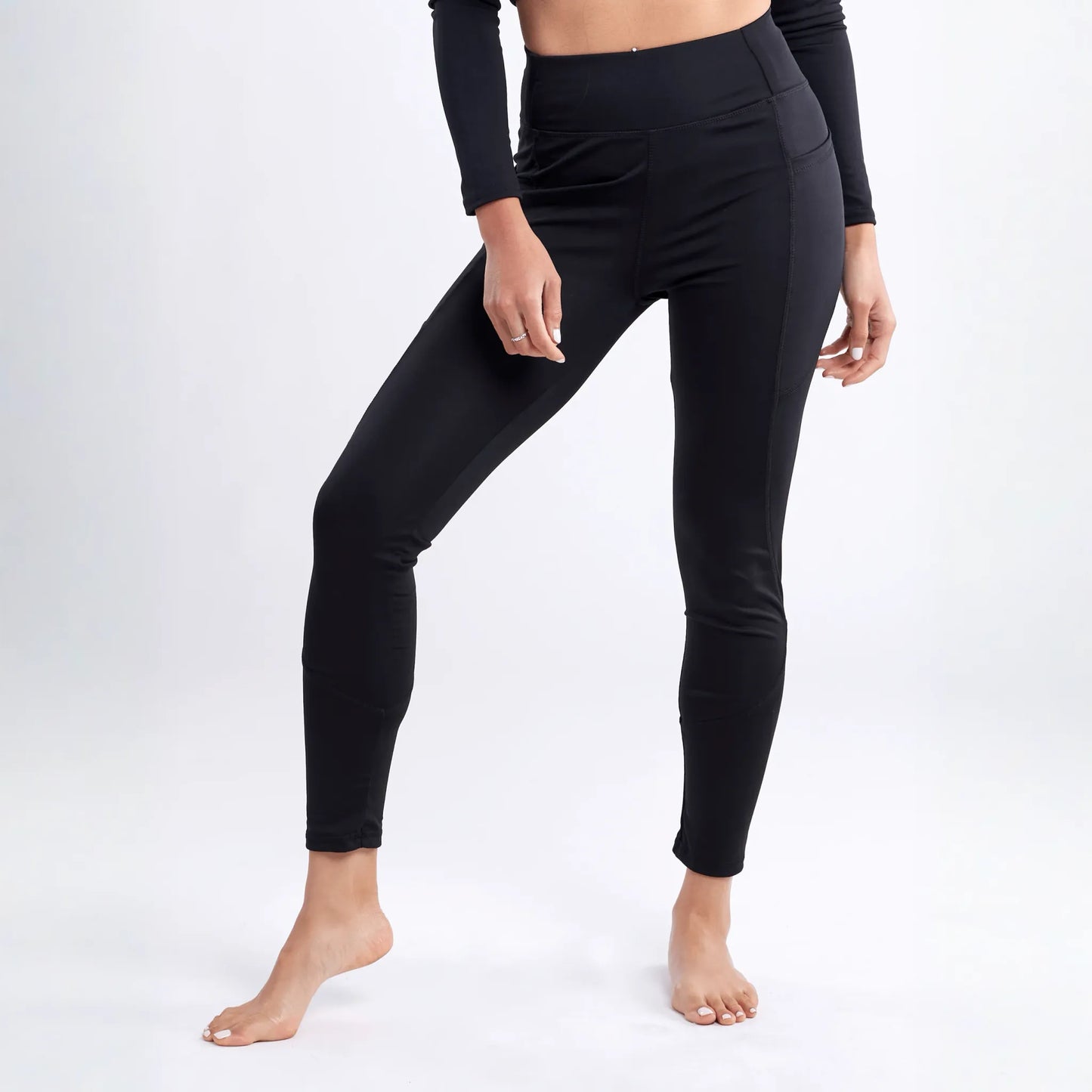 JupiterGear High-Waisted Classic Gym Leggings with Side Pockets