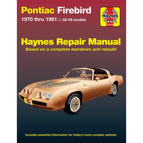 Pontiac Firebird, Trans Am, Formula & Esprit 1970-81