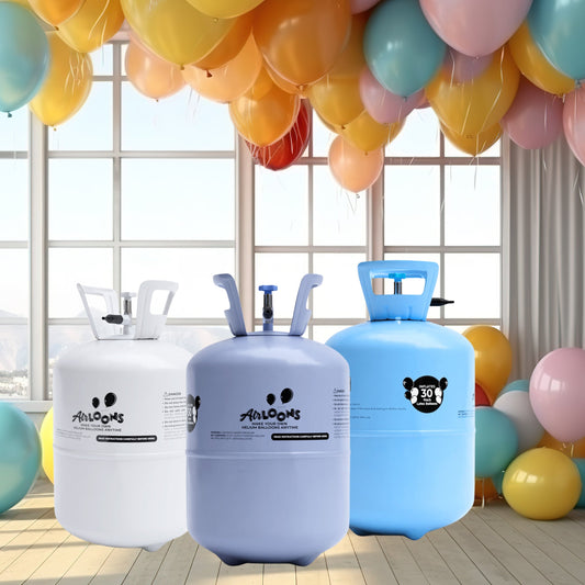 Bundle of 3 Classic Helium Tank kit with 90 balloons - AirLoons - Little Red General Store