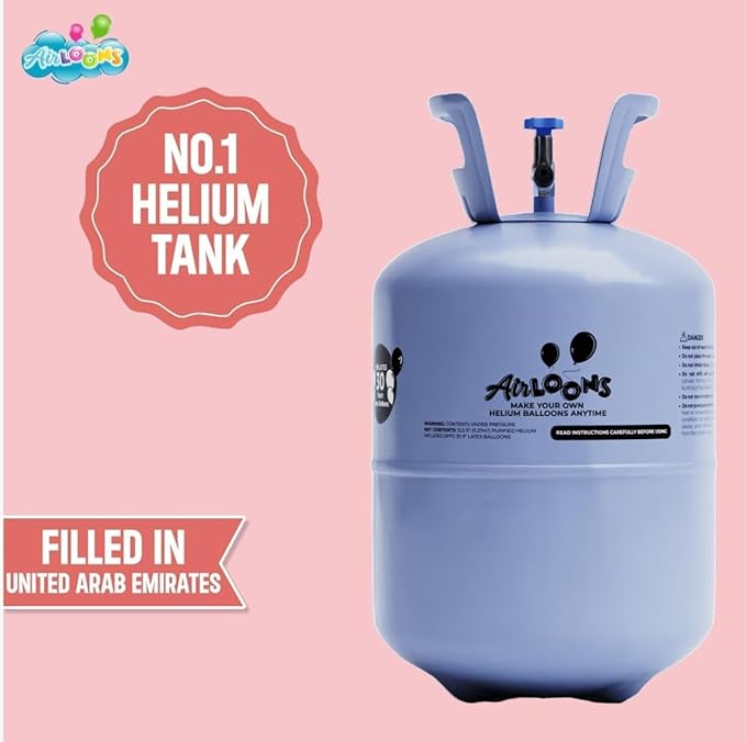 Bundle of 2 Classic Helium Tank kit with 60 balloons - AirLoons - Little Red General Store
