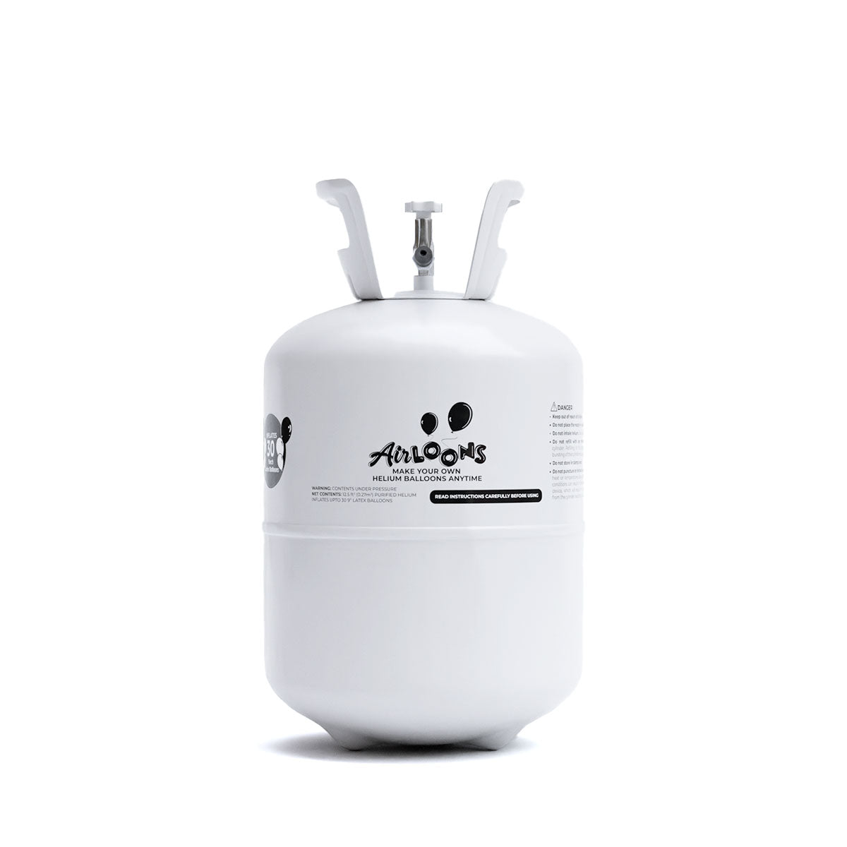 Bundle of 2 Classic Helium Tank kit with 60 balloons - AirLoons - Little Red General Store
