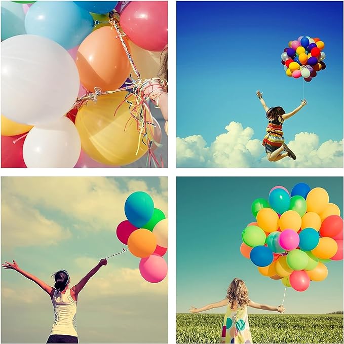 Bundle of 4 Mega Helium Tank kit with 200 balloons - AirLoons - Little Red General Store