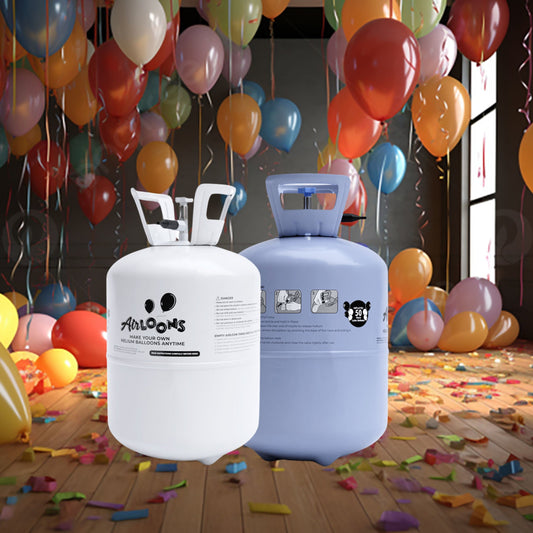 Bundle of 2 Mega Helium Tank kit with 100 balloons - AirLoons - Little Red General Store