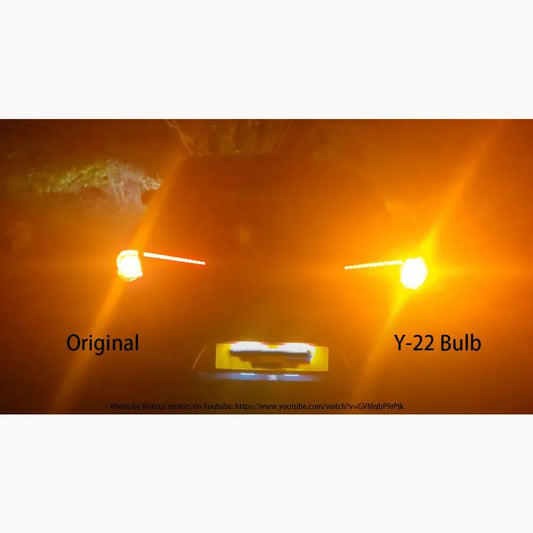 Y-22 LED Rear Indicators Turn Signal Light Amber Orange fit for Alfa Romeo Giulietta Giulieta (Anti Hyper Flash)-(Pack of 2)