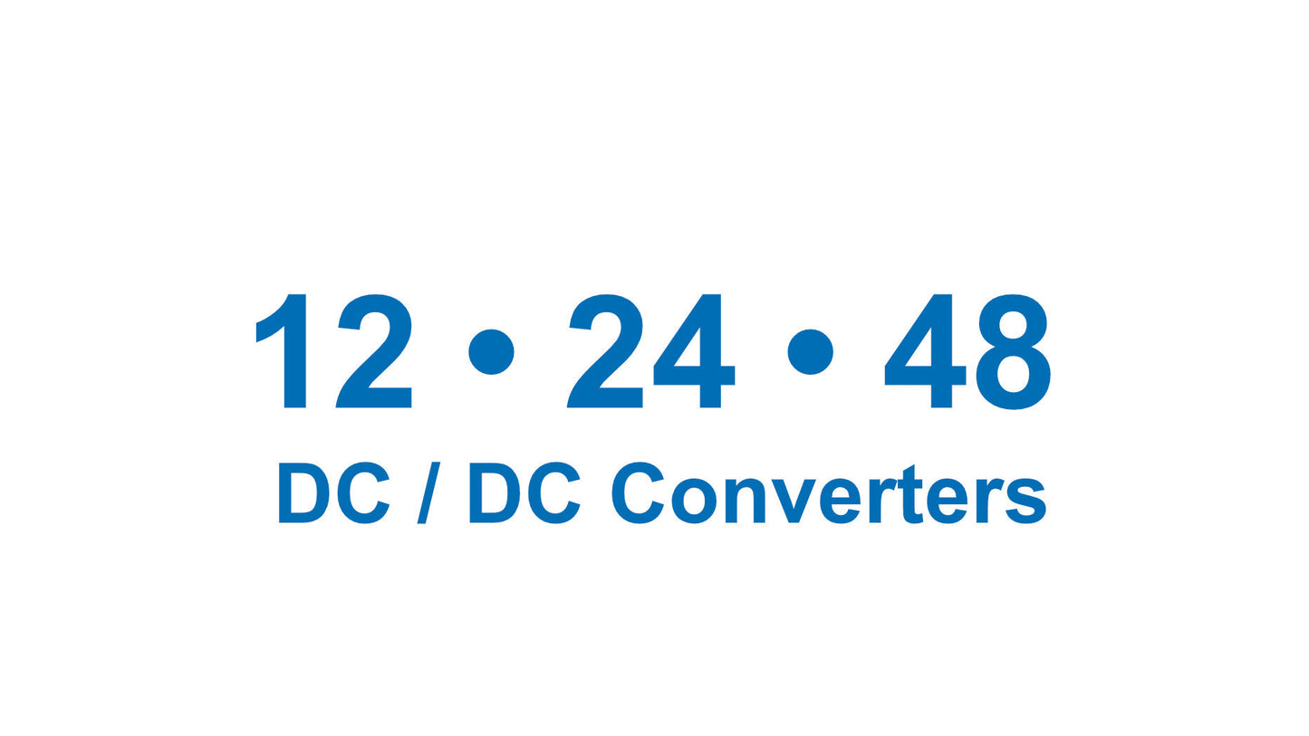 DC-DC Transformers: step up/down converters for 12V, 24V & 48V DC