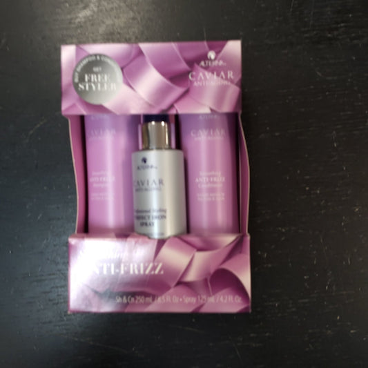 Alterna Caviar Anti-Aging Smoothing Anti-Frizz Hair Care Set New in Box