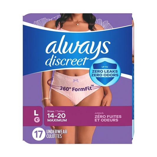 Always Discreet Maximum Protection Underwear for Women