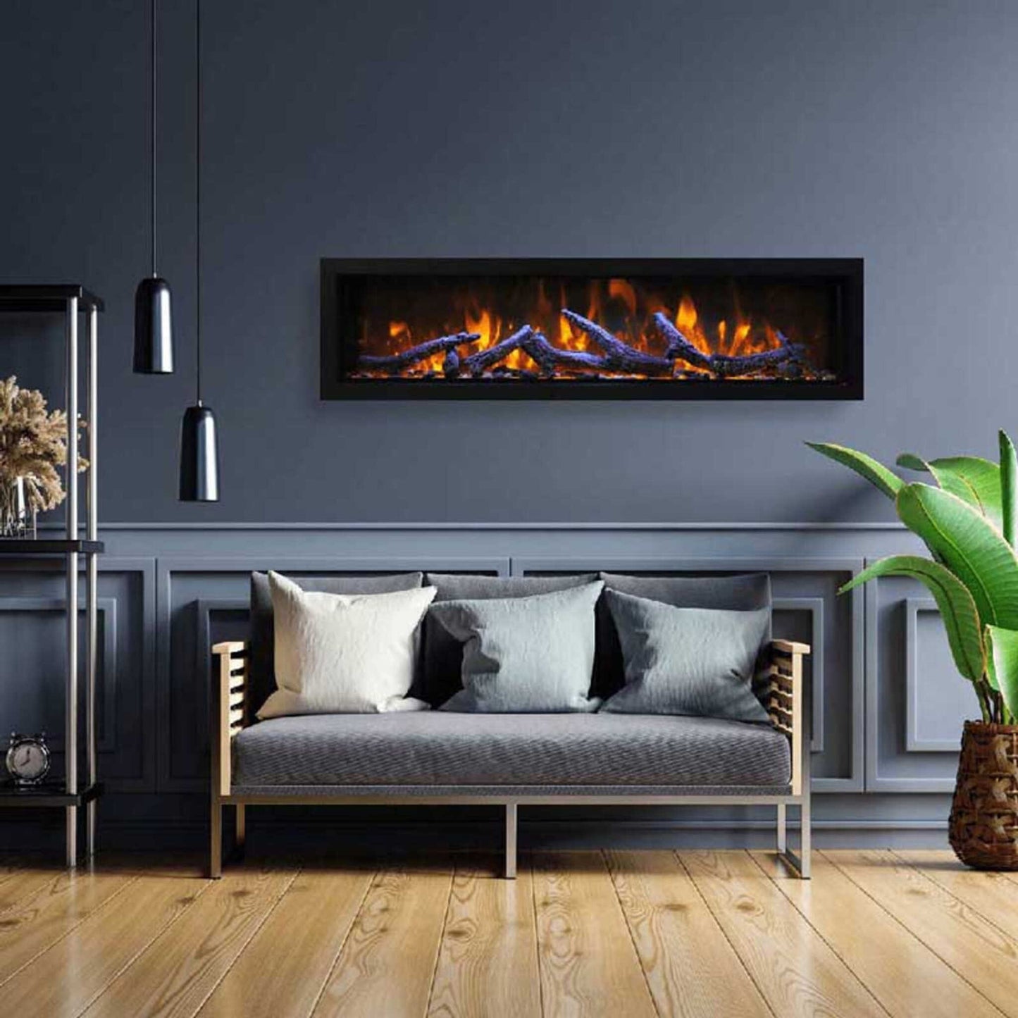 Amantii Panorama BI Deep XT Smart Electric Fireplace [BI-60/72/88-DEEP-XT] (SAK73845)