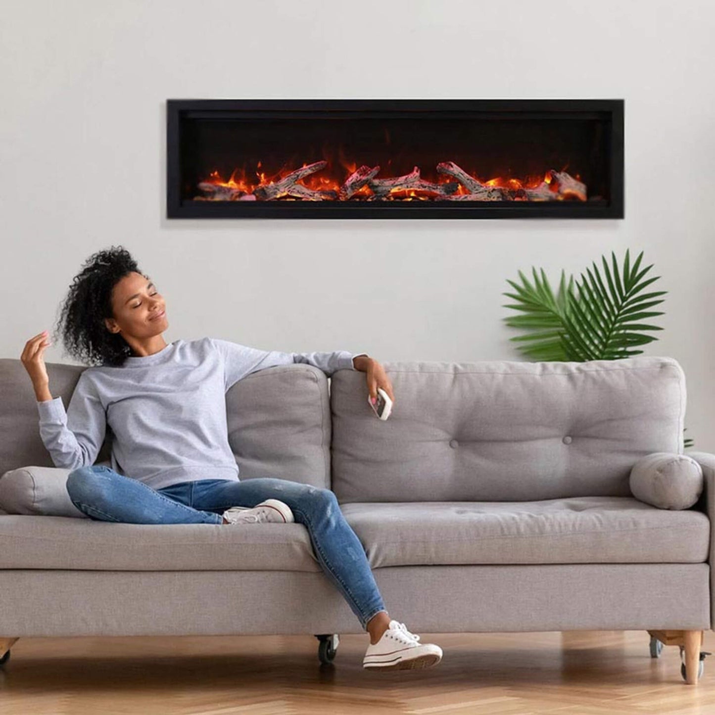 Amantii Symmetry Bespoke 50" Smart Electric Fireplace [SYM-50-BESPOKE] (SAK12957)