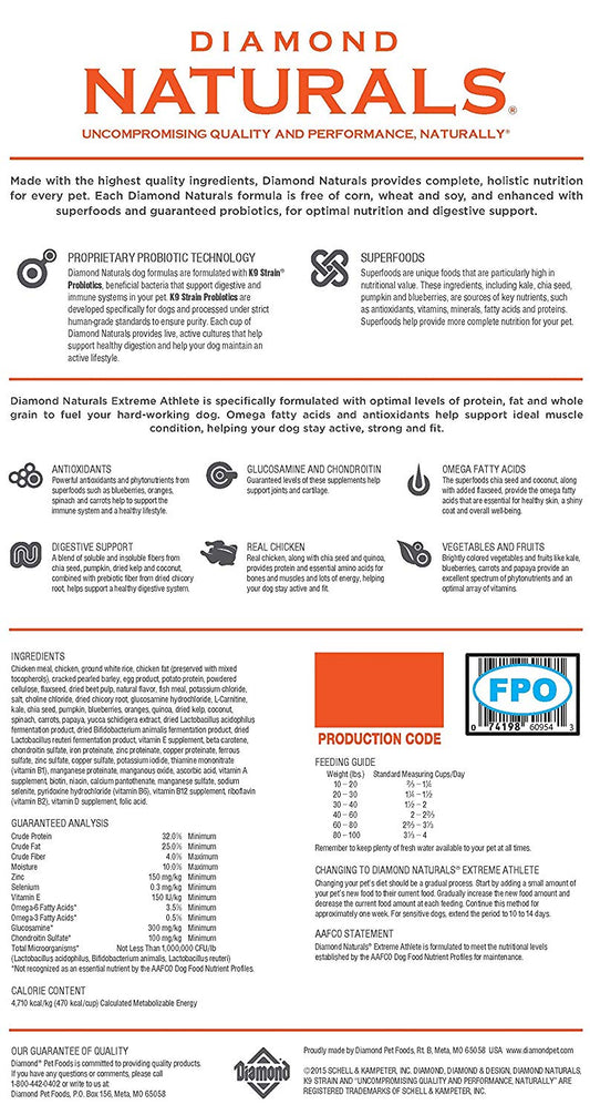 DIAMOND NATURALS EXTREME ATHLETE