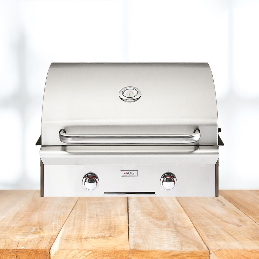 American Outdoor Grill 24NBT-00SP T-Series 2-Burner Built-In Natural Gas Grill, 24" [24NBT-00SP] (SAK58391)