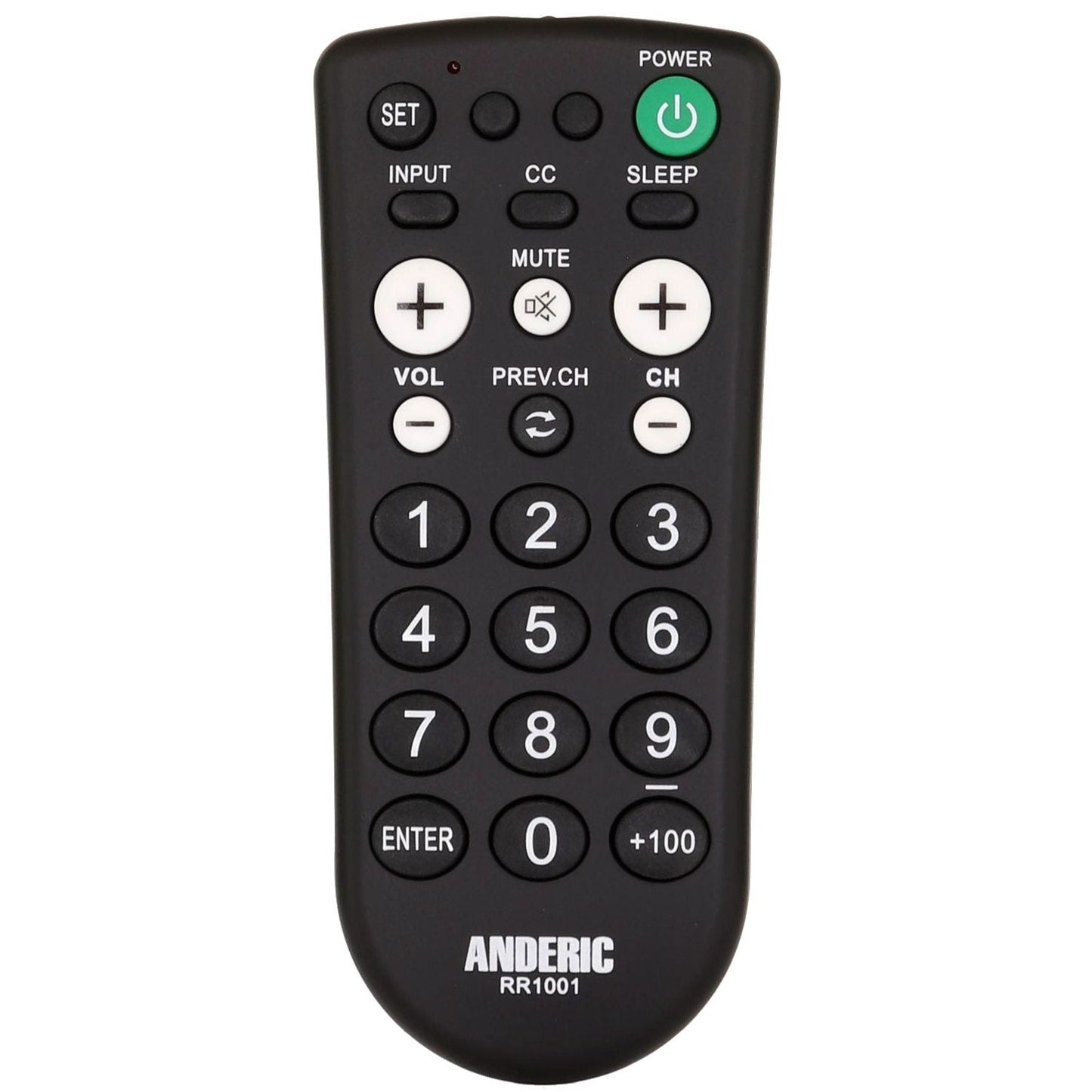 Substitute for Philips/Zenith ZN110 1-Device TV Universal Remote Control [RR1001]