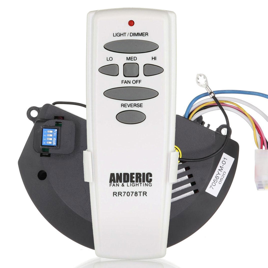 Hampton Bay Brookedale 60 Inch Ceiling Fan Remote Control and Receiver Kit - Air Cool - 247008054