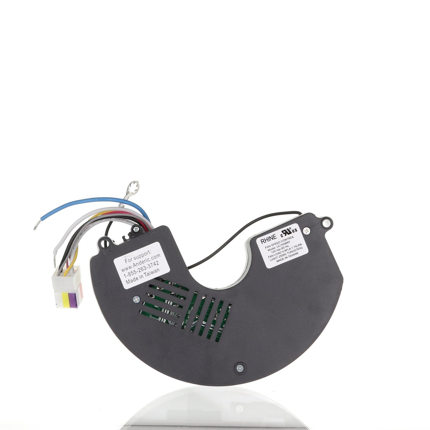 Hampton Bay Brookedale 60 Inch Ceiling Fan Remote Control and Receiver Kit - Air Cool - 247008054