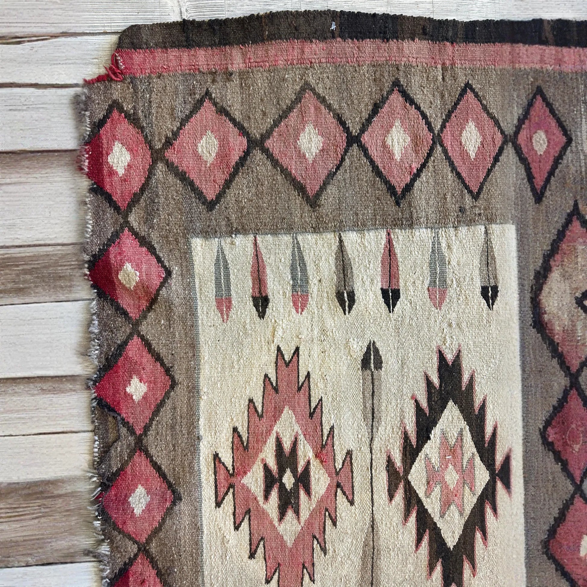 Antique 1880’s Navajo Rug 4’ x 5’