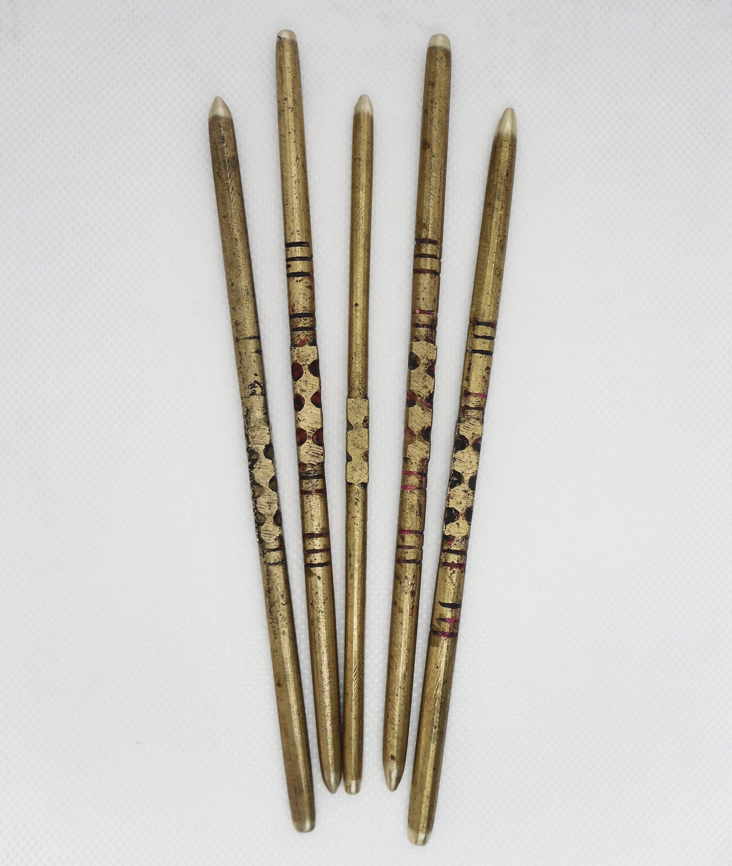 Antique Brass Bezel Pusher