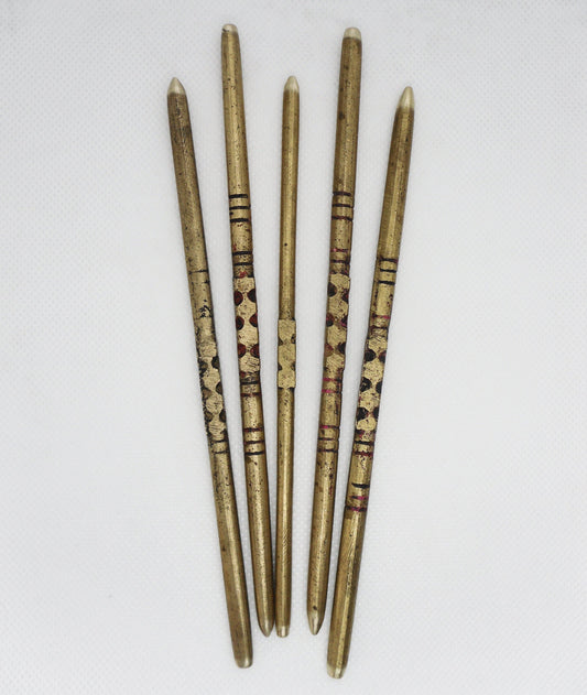 Antique Brass Bezel Pusher