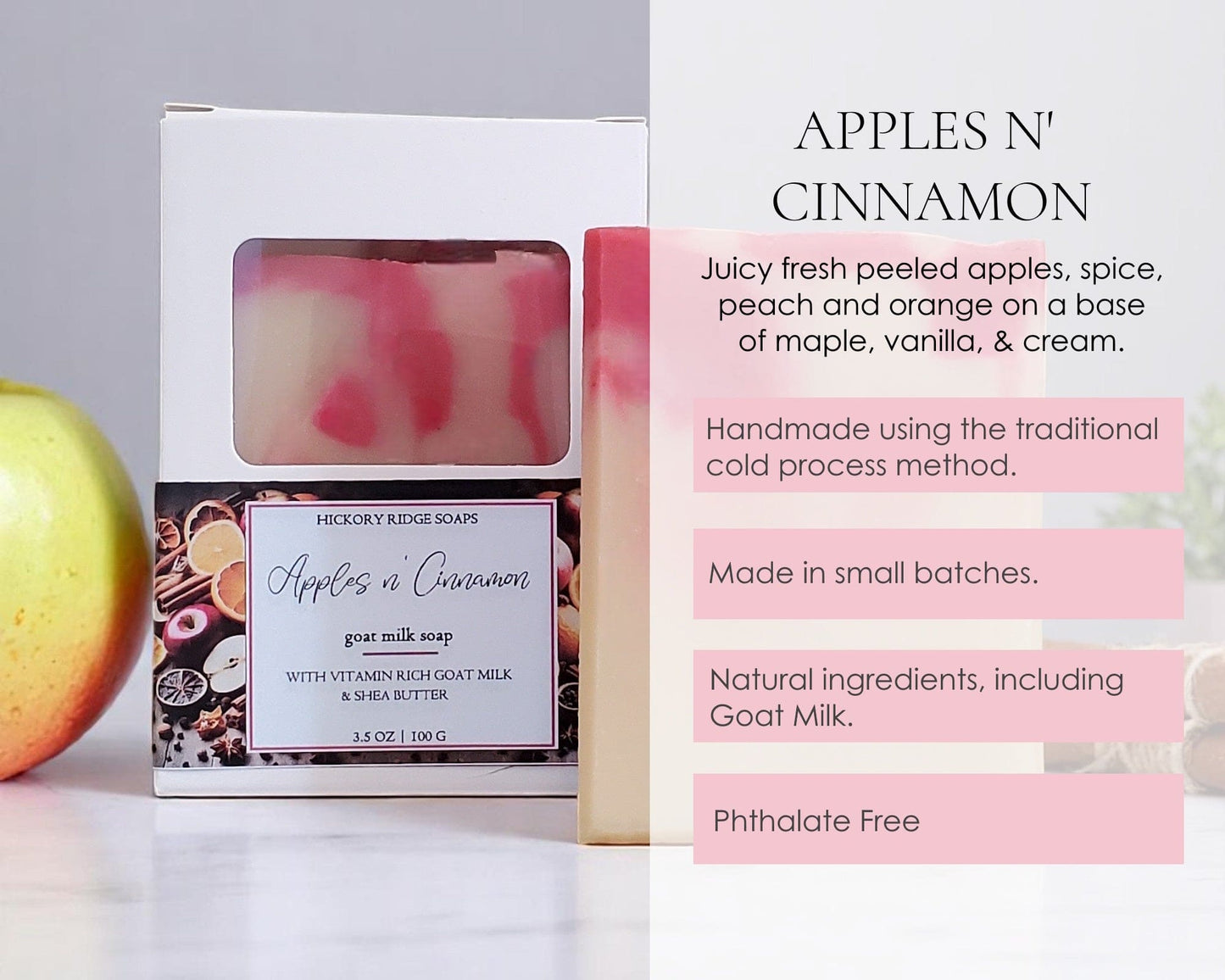 Apples n' Cinnamon Goat Milk Soap