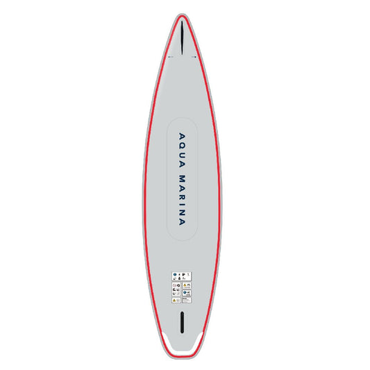Aqua Marina Hyper BT-23HY02 Navy Touring SUP With Hydrodynamic Rail Edges & Adjustable Bungee, 12FT (SAK23285)