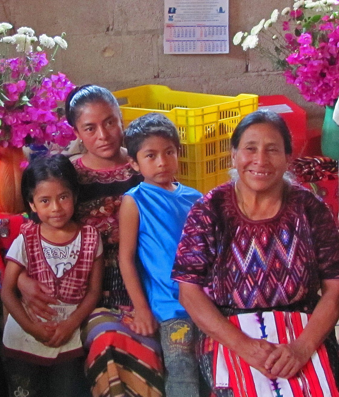 Colorful Guatemalan Huipile Table Runner - No Fringes - Artisan Made - Little Red General Store