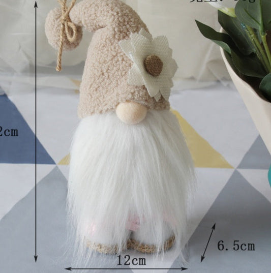 Bee-Themed Faceless Doll – Decorative Plush Toy with Long Legs