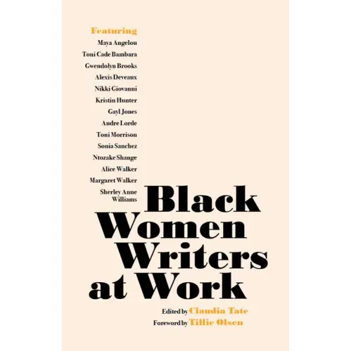 Black Women Writers at Work