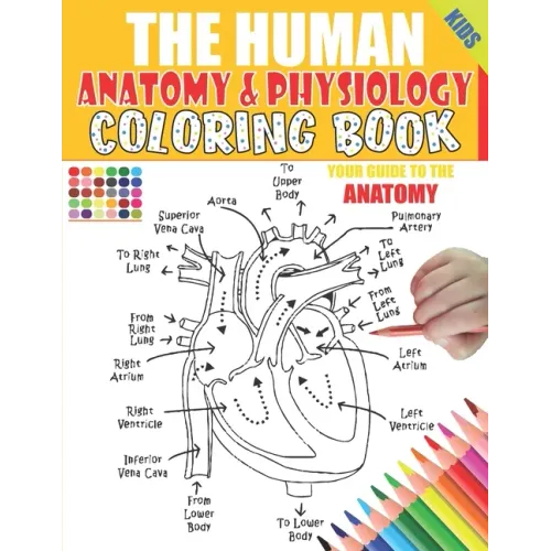 The Human Anatomy and Physiology Coloring Book: 50+ illustrations in an Activity coloring book for kids and teens, Great christmas, thanksgiving, birt