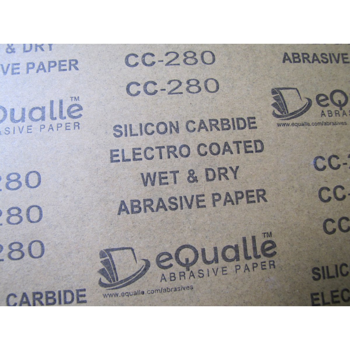 280 Grit Sandpaper Sheets – 25 Pack, 9x11 in, Wet or Dry Use