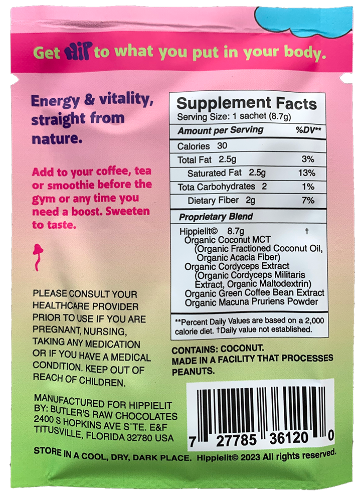 HippieLit Preworkout & Energy Boost