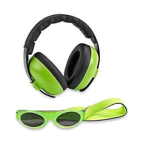 Baby Hearing Protection Earmuffs & Wrap Around Sunglasses Combo Set - BANZ® Carewear USA - Little Red General Store