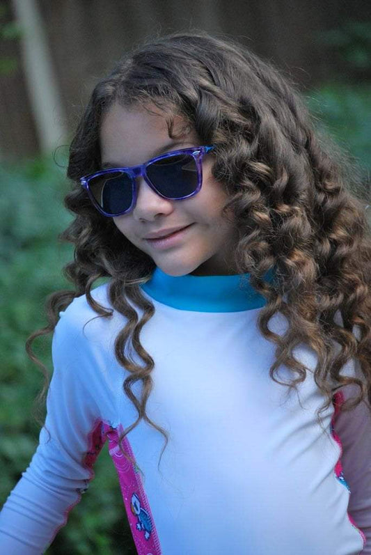 Kids Wrap Around Sunglasses - Wayfarer - BANZ® Carewear USA - Little Red General Store