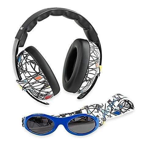 Baby Hearing Protection Earmuffs & Wrap Around Sunglasses Combo Set - BANZ® Carewear USA - Little Red General Store