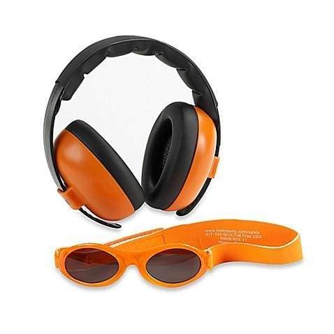 Baby Hearing Protection Earmuffs & Wrap Around Sunglasses Combo Set - BANZ® Carewear USA - Little Red General Store