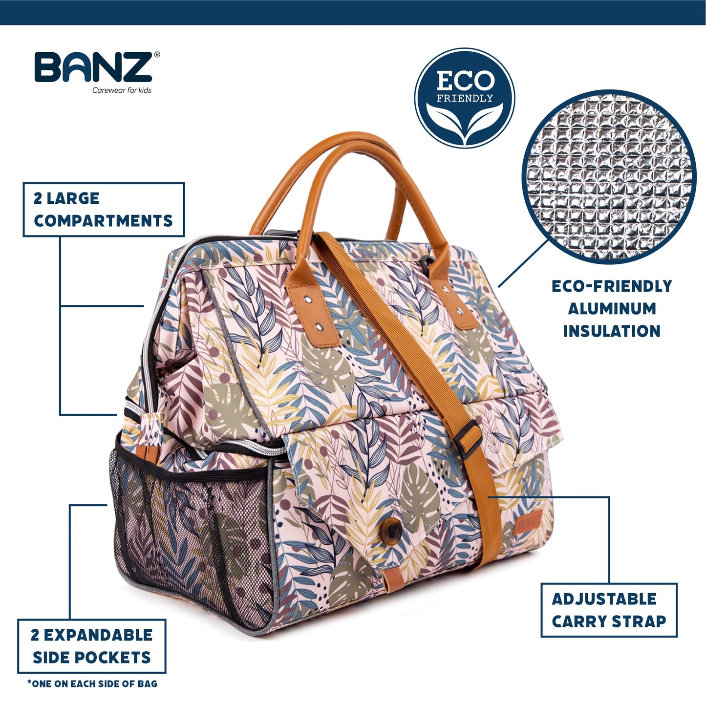 Picnic Insulated Cooler Bag Bag - BANZ® Carewear USA - Little Red General Store