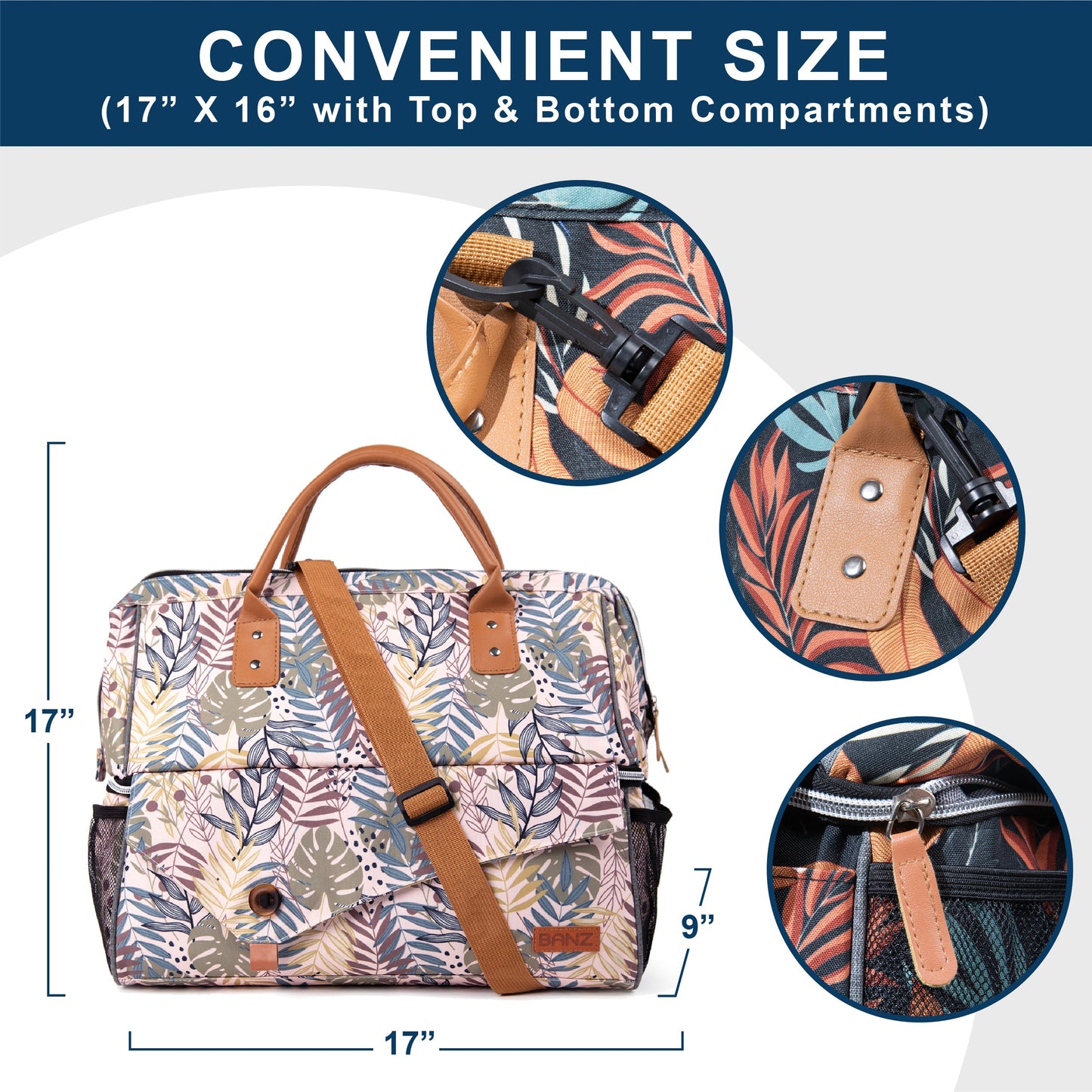 Picnic Insulated Cooler Bag Bag - BANZ® Carewear USA - Little Red General Store