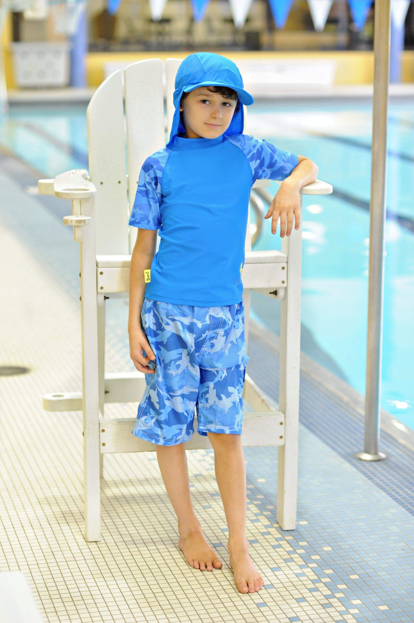 Boys 2 - 6 Short Sleeve Rashguards - BANZ® Carewear USA - Little Red General Store