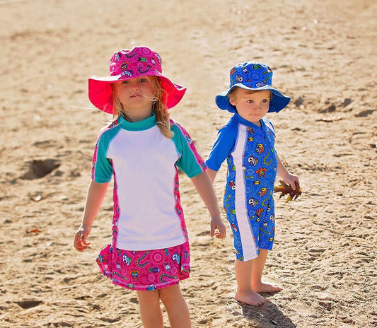 Toddler Reversible Sun Hats with UPF 50+ Protection (Retiring) - BANZ® Carewear USA - Little Red General Store