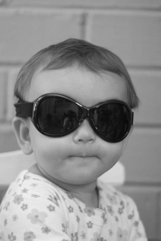 Baby Wrap Around Sunglasses - Retro Wrap Around - BANZ® Carewear USA - Little Red General Store