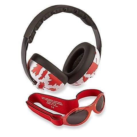 Baby Hearing Protection Earmuffs & Wrap Around Sunglasses Combo Set - BANZ® Carewear USA - Little Red General Store
