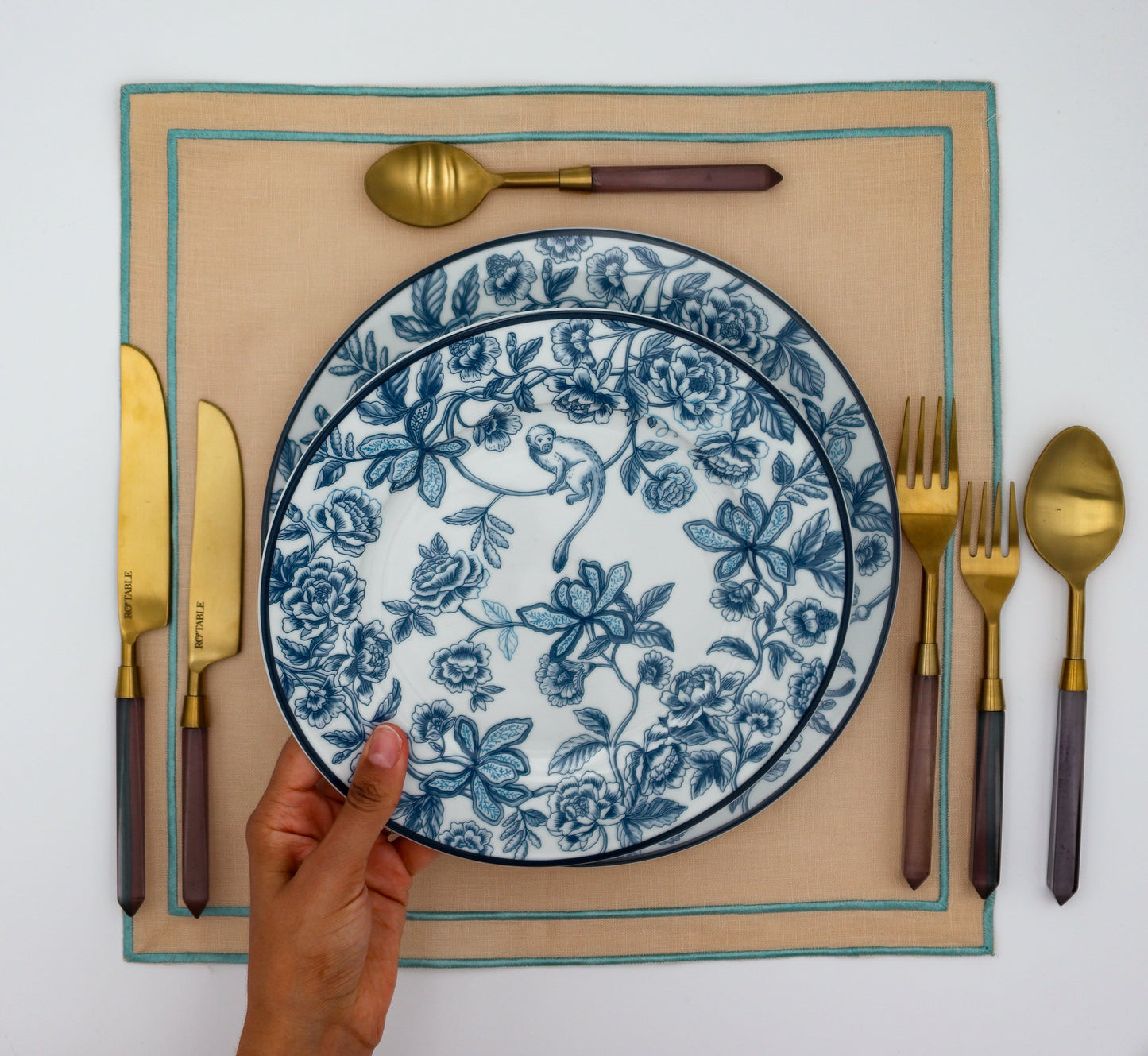 Bombay Blue Dinner Plate - Set of 4