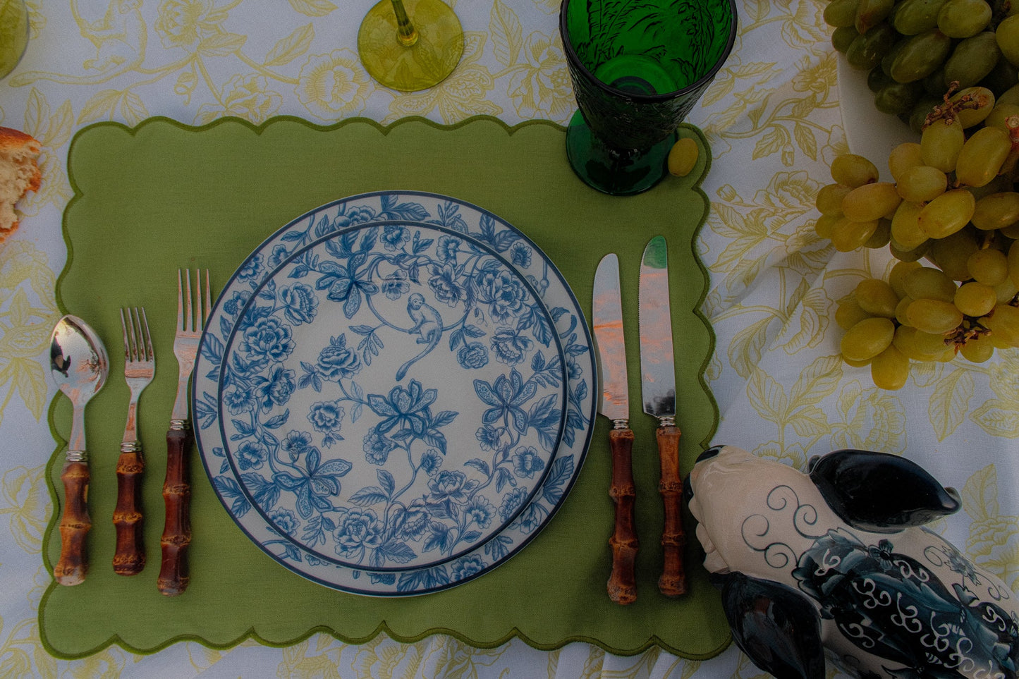 Bombay Blue Dinner Plate - Set of 4